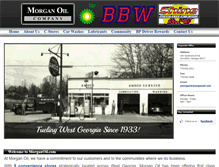 Tablet Screenshot of morganoil.com